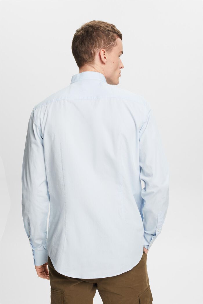 Stand-Up Collar Shirt, LIGHT BLUE, detail image number 2