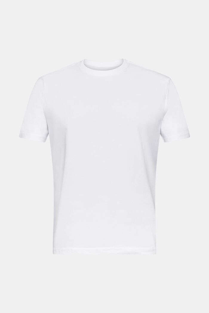 Organic Cotton Jersey T-Shirt, WHITE, detail image number 5