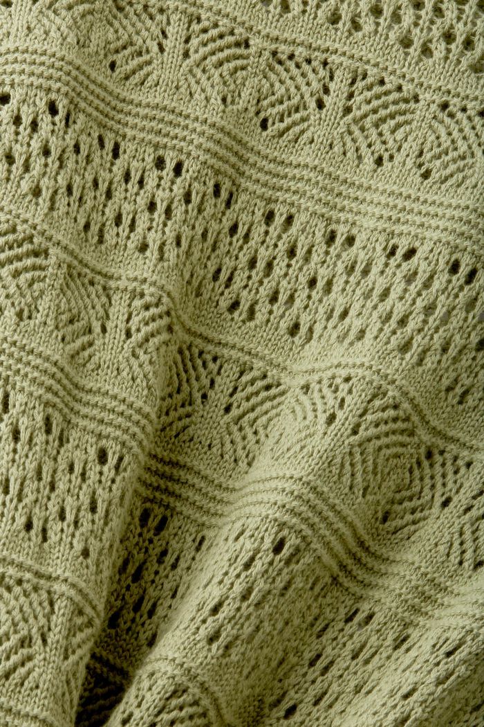 Structured sustainable cotton jumper, LIGHT KHAKI, detail image number 5