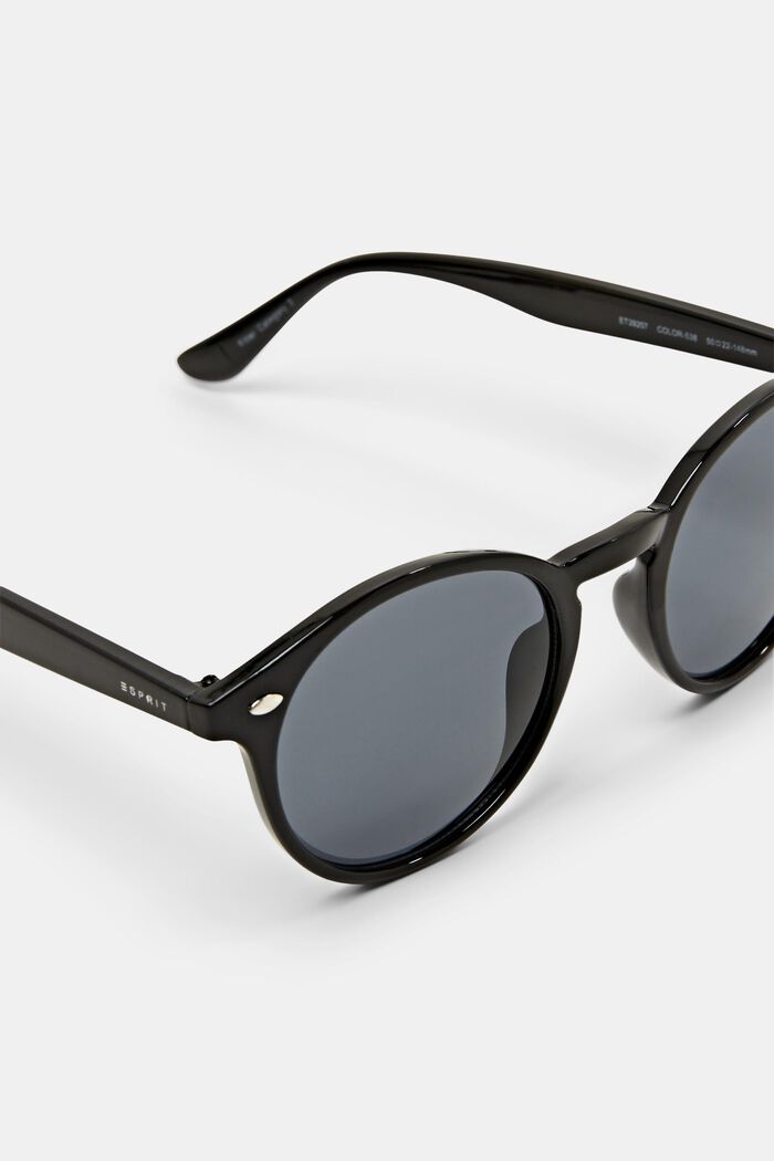Sunglasses with round lenses, BLACK, detail image number 1
