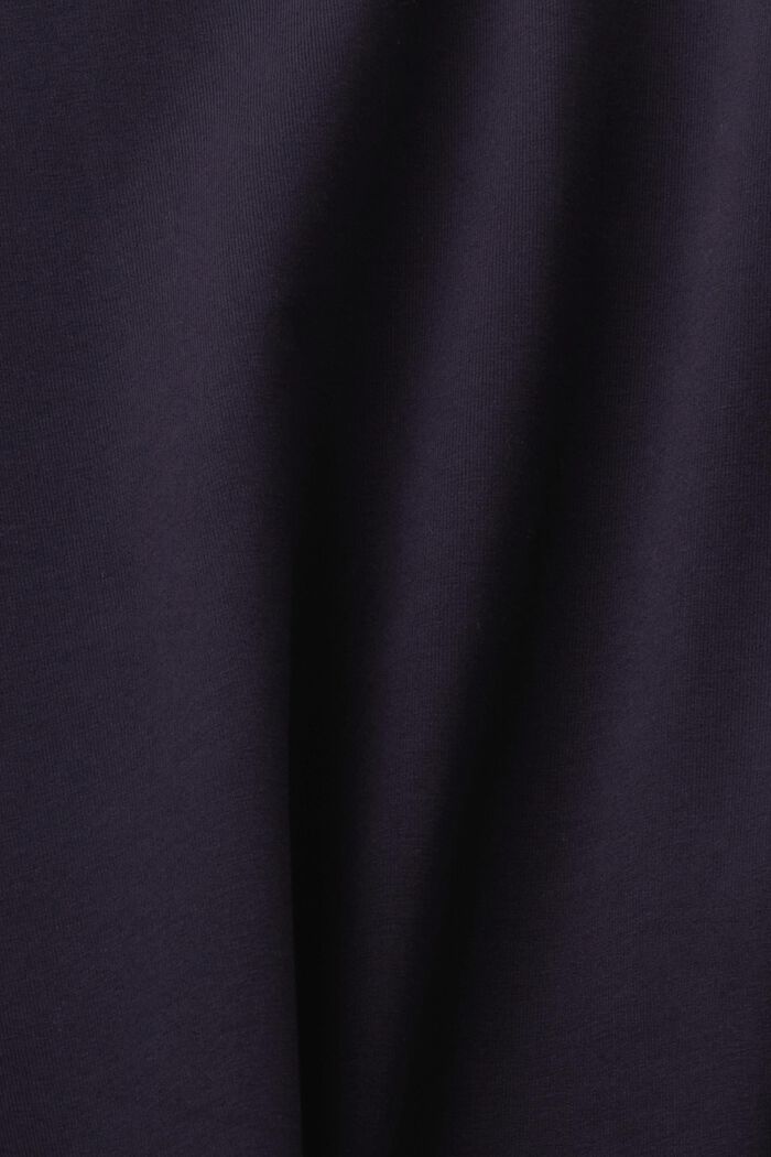 Sweatshirt with drawstring stand-up collar, NAVY, detail image number 5