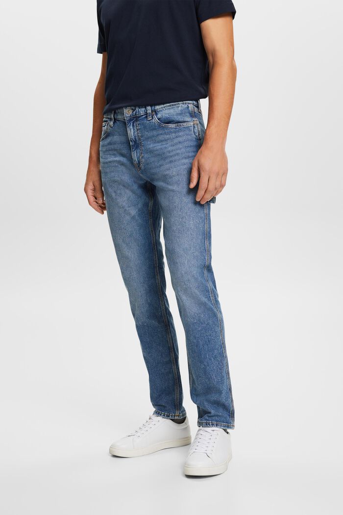 ESPRIT - Recycled: carpenter straight fit jeans at our online shop