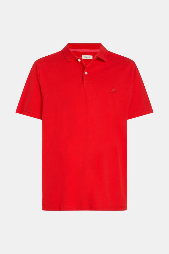Dolphin Tennis Club Classic Polo, RED, detail image number 4