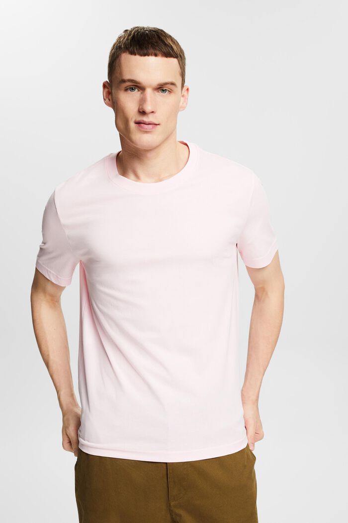 Organic Cotton Jersey T-Shirt, PASTEL PINK, detail image number 0
