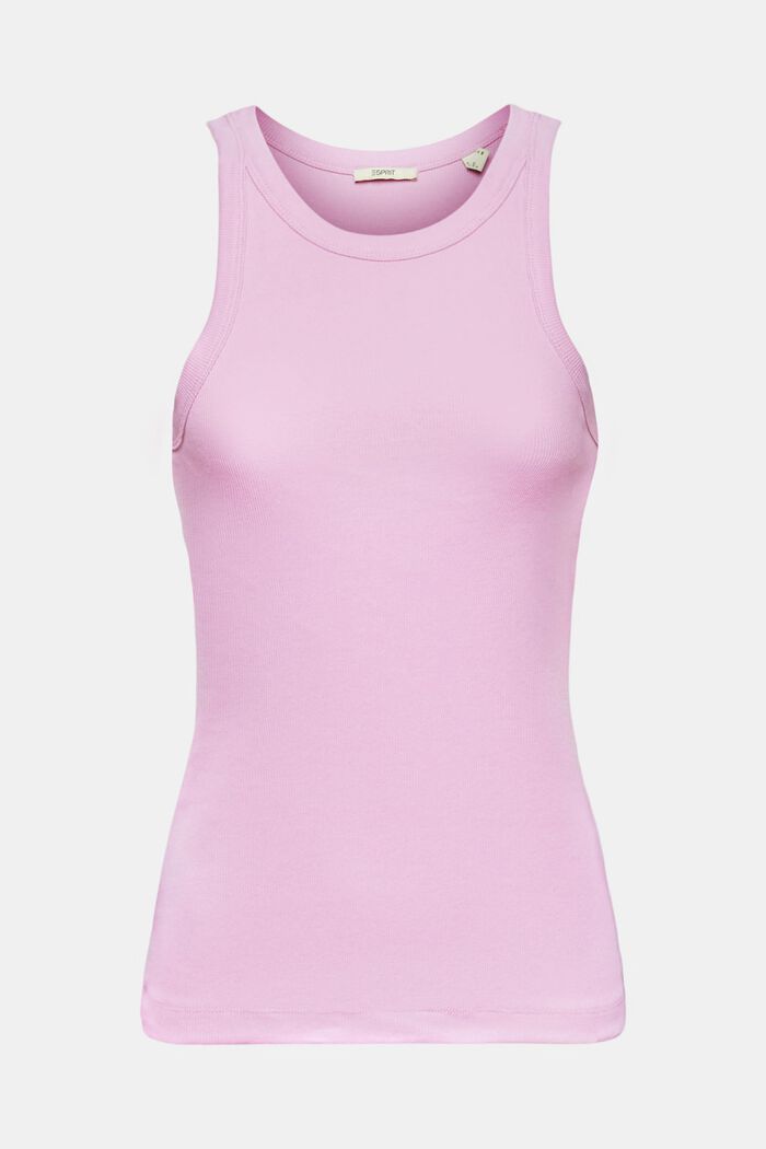Ribbed tank top, LILAC, detail image number 5