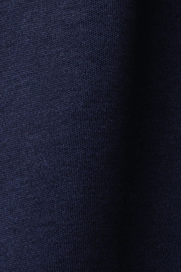 Jersey midi dress with a tie belt, NAVY, detail image number 5