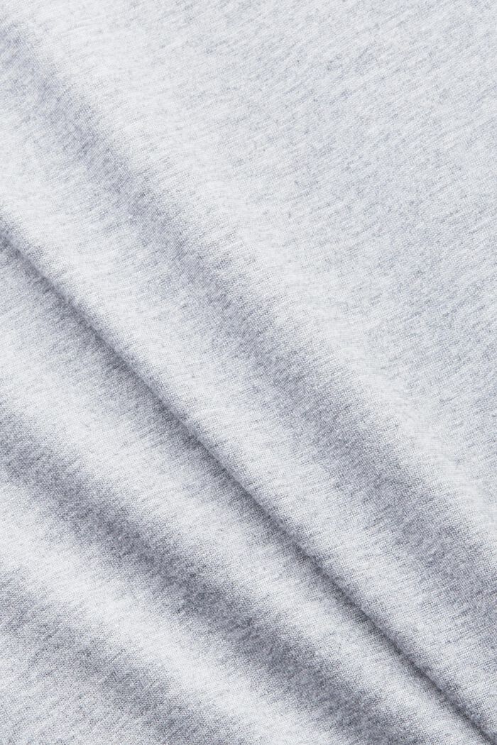 Short-Sleeve Pajama Top, LIGHT GREY, detail image number 4