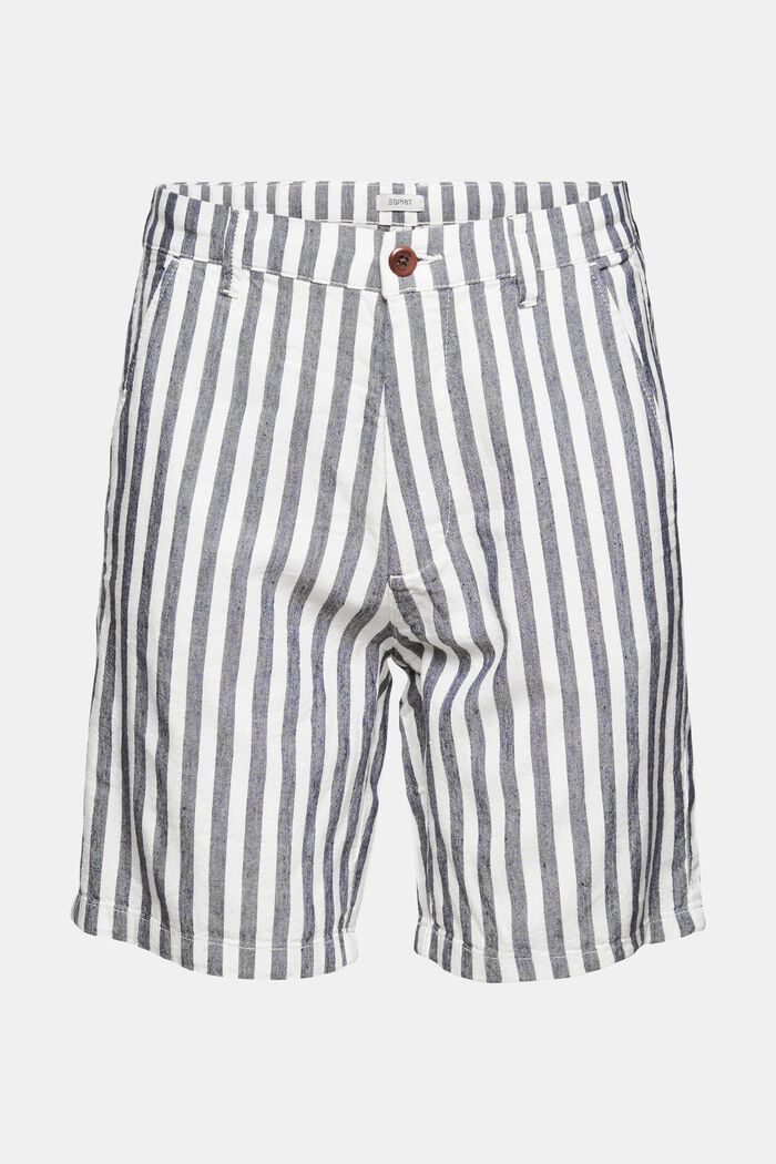 Lined blend: striped shorts