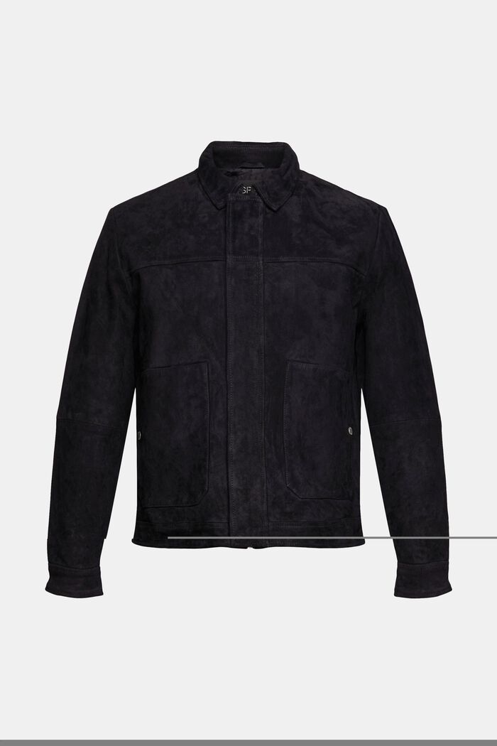 Jacket made of 100% suede, NAVY, detail image number 7