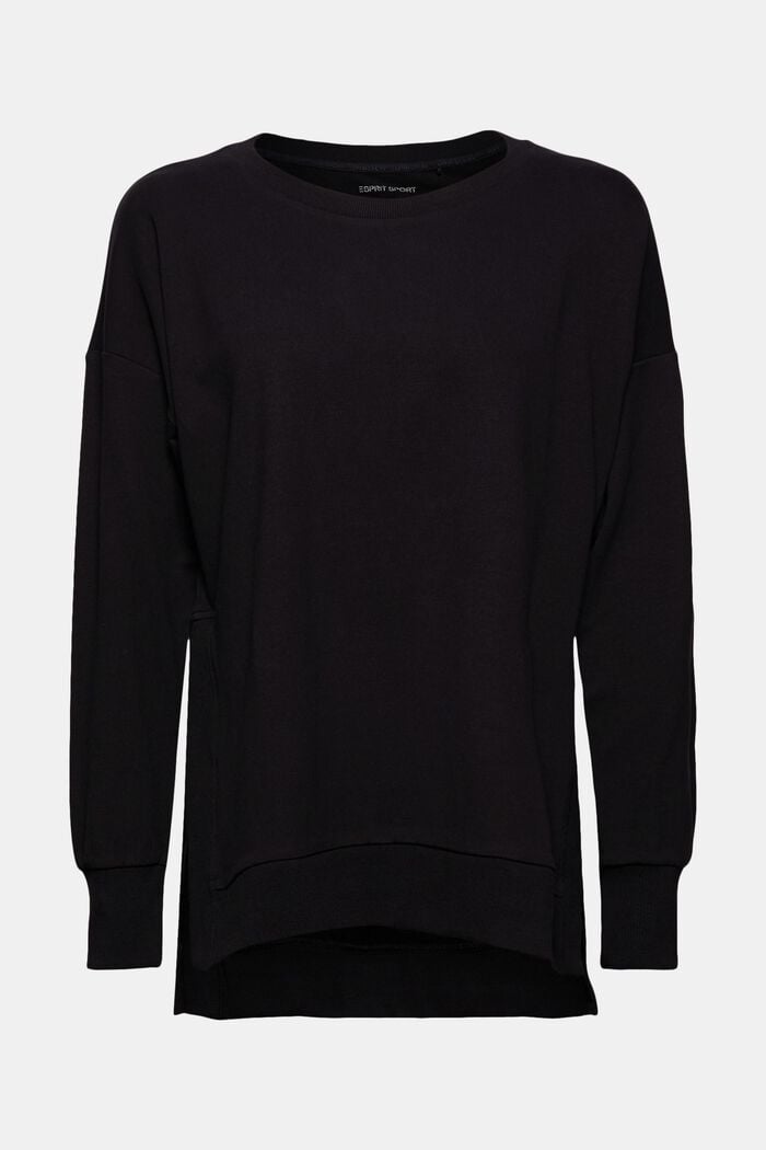 Sweatshirt in organic cotton, BLACK, detail image number 5