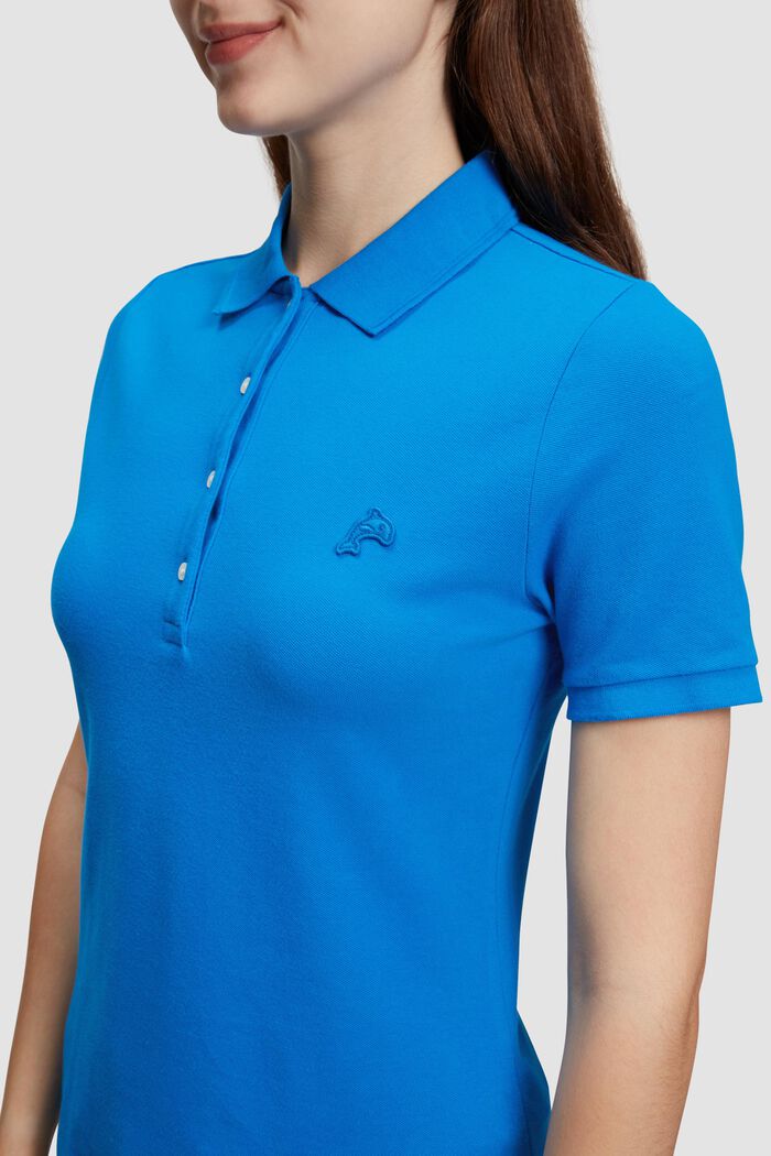 Dolphin Tennis Club Classic Polo, BLUE, detail image number 2