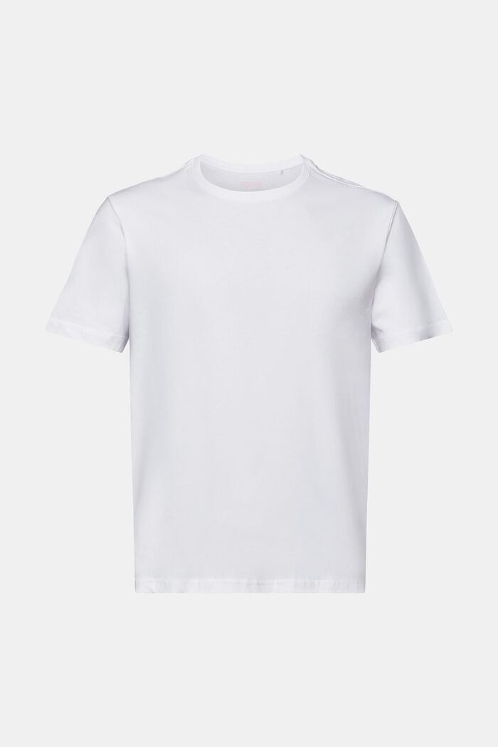 Short-Sleeve Crewneck T-Shirt, WHITE, detail image number 5
