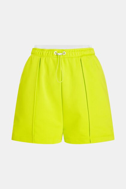 Double Waistband Neon Pop Relaxed Sweat Shorts