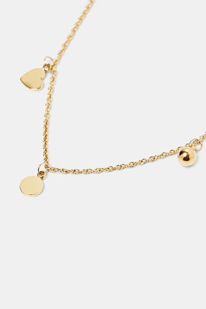 Lucky charms anklet, stainless steel, GOLD, detail image number 1