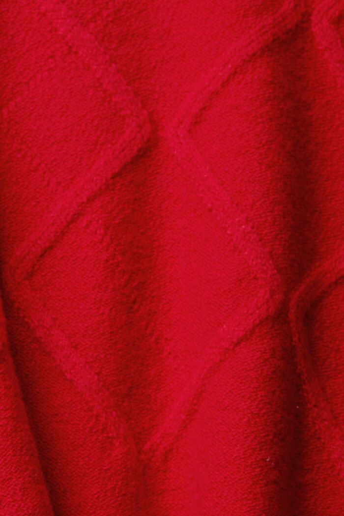 Argyle jumper, DARK RED, detail image number 1