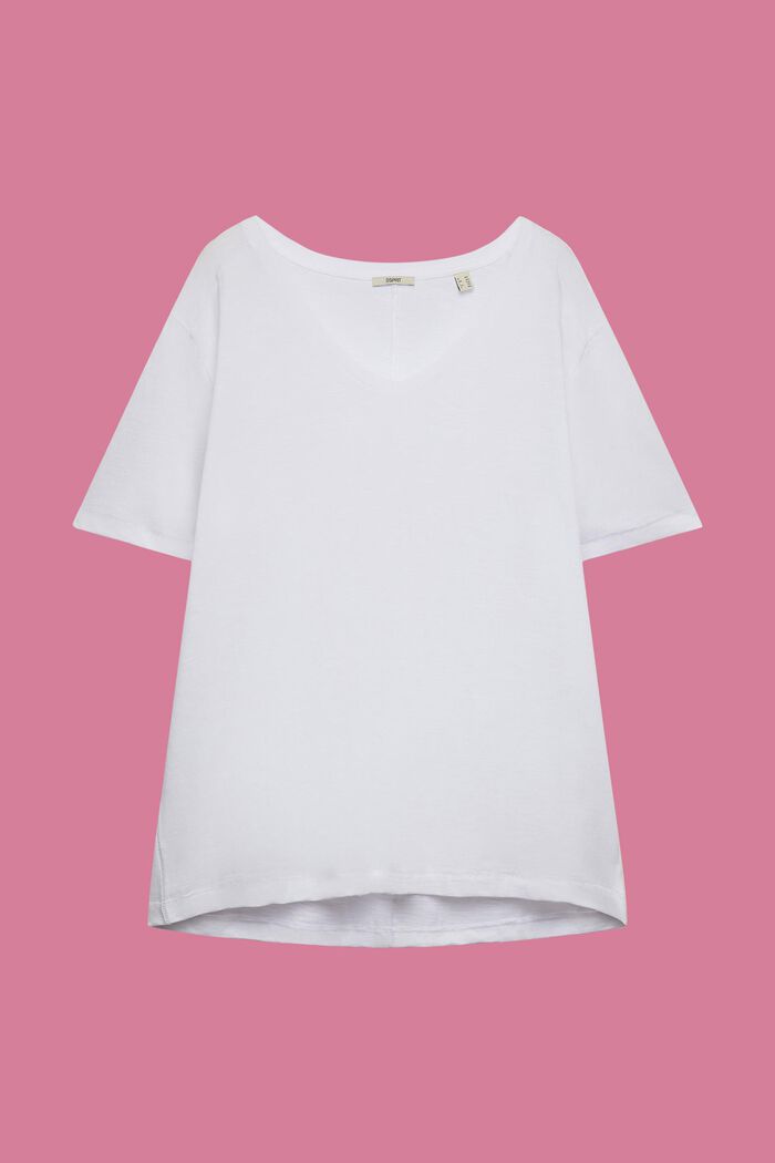 CURVY jersey t-shirt, 100% cotton, WHITE, detail image number 2