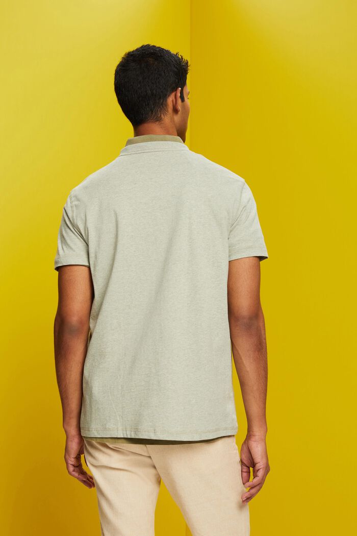Cotton Jersey T-Shirt, LIGHT GREEN, detail image number 3