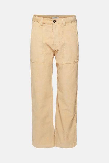 Corduroy loose fit trousers