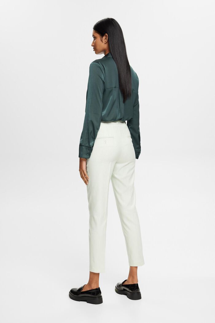 Cropped trousers, PASTEL GREEN, detail image number 3