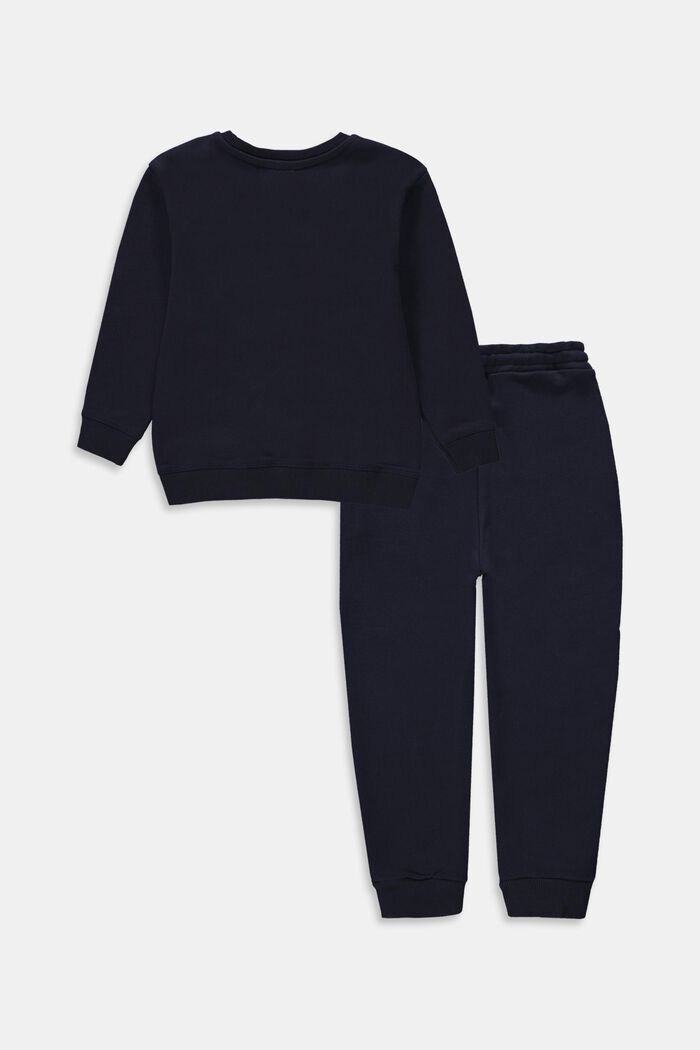 Set: top and trousers, 100% cotton, NAVY, detail image number 1