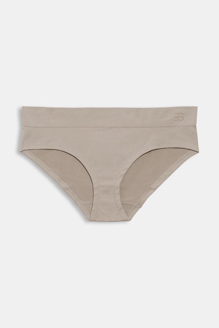 Recycled: soft, comfy hipster shorts, LIGHT TAUPE, overview