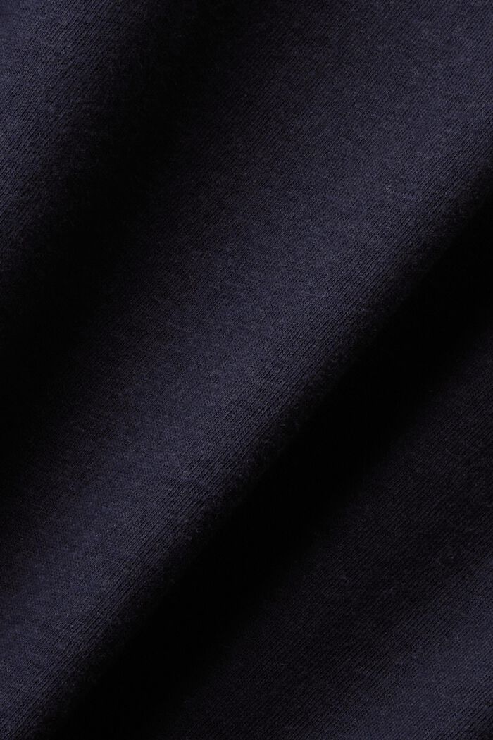Jersey T-shirt, cotton-linen blend, NAVY, detail image number 5