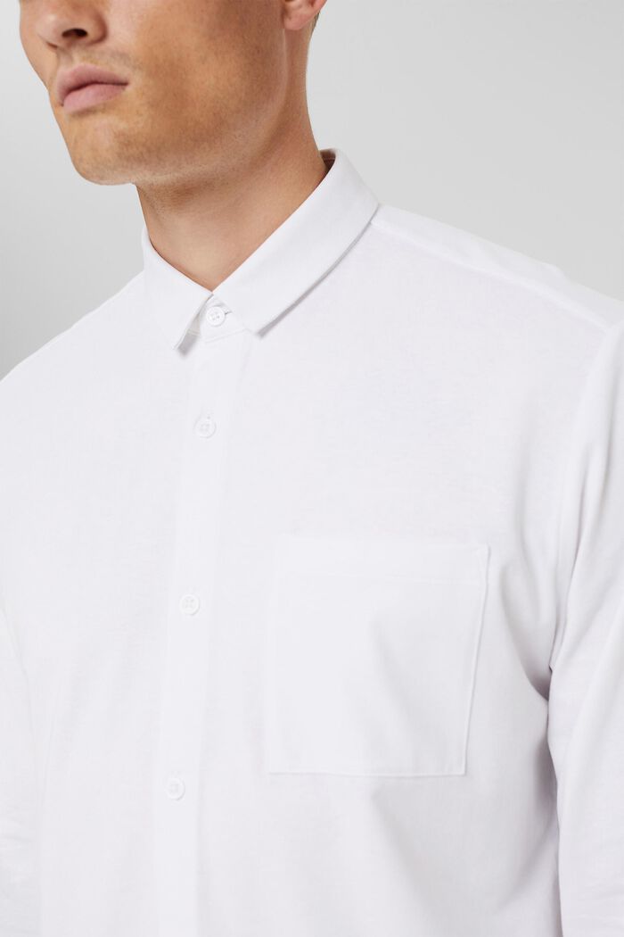Jersey shirt with COOLMAX®, WHITE, detail image number 1