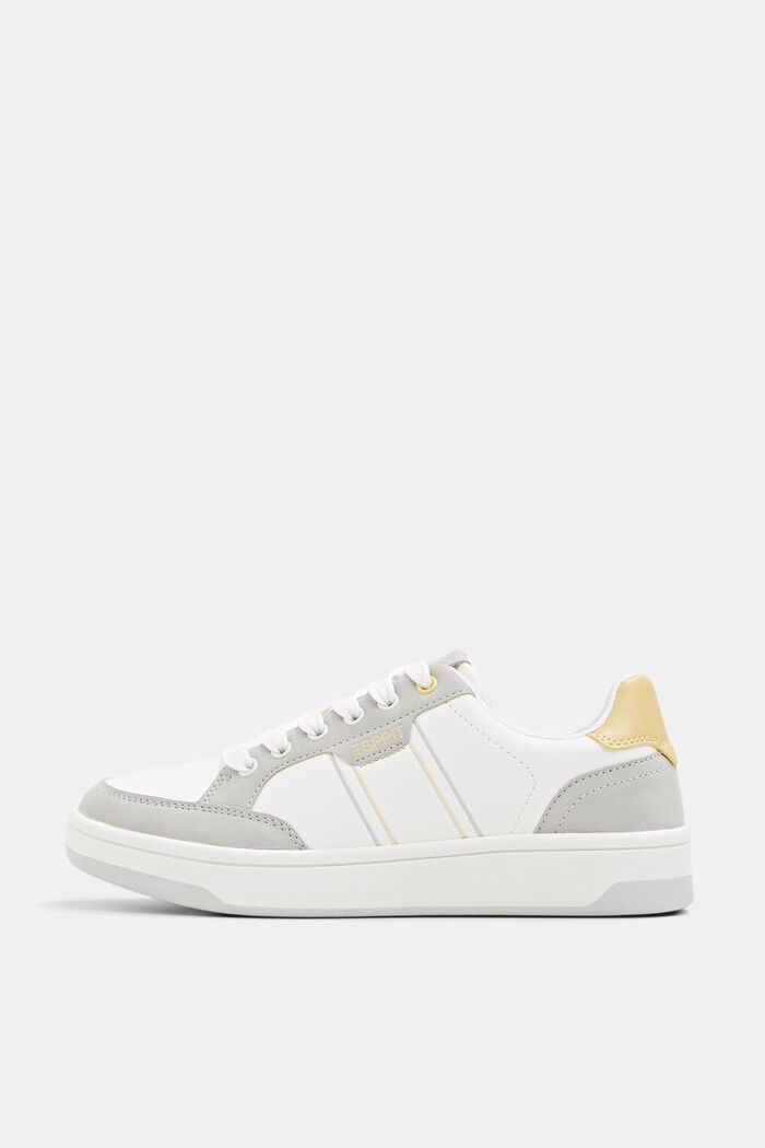 Trainers with side stripes, DUSTY YELLOW, detail image number 0