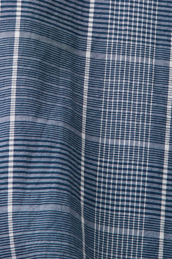 Lightweight check shirt, 100% cotton, DARK BLUE, detail image number 4