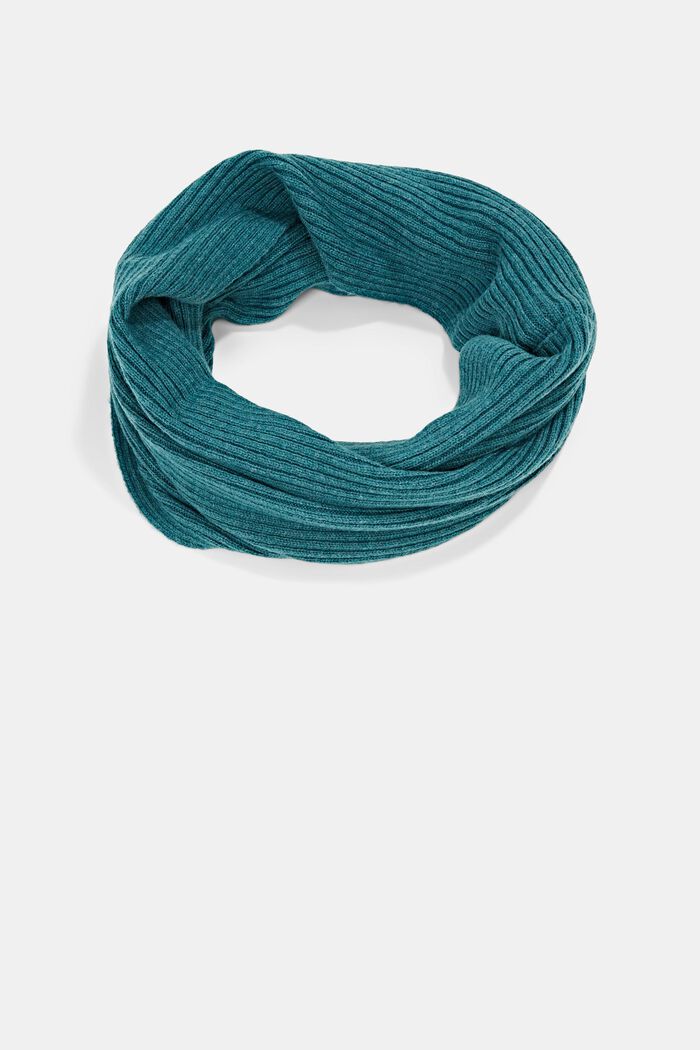 Made of recycled material: wool-blend snood