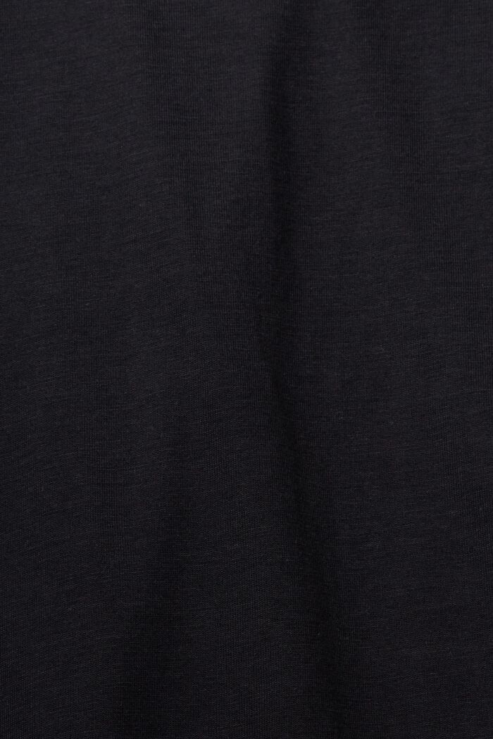 2-pack of V-neck long-sleeved tops, BLACK, detail image number 1