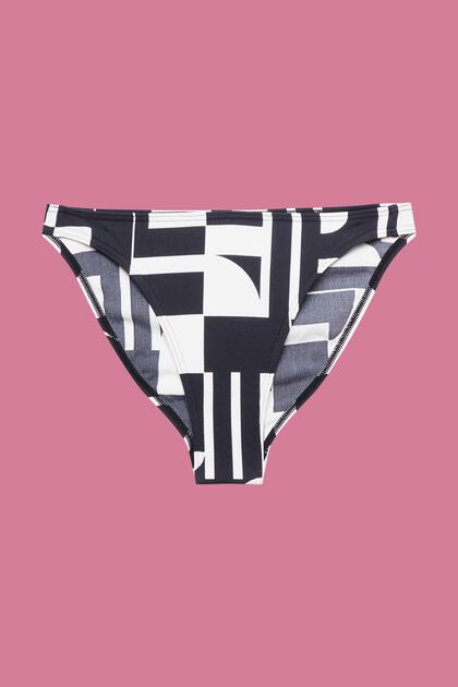 Cube beach mini bikini bottoms with all-over print