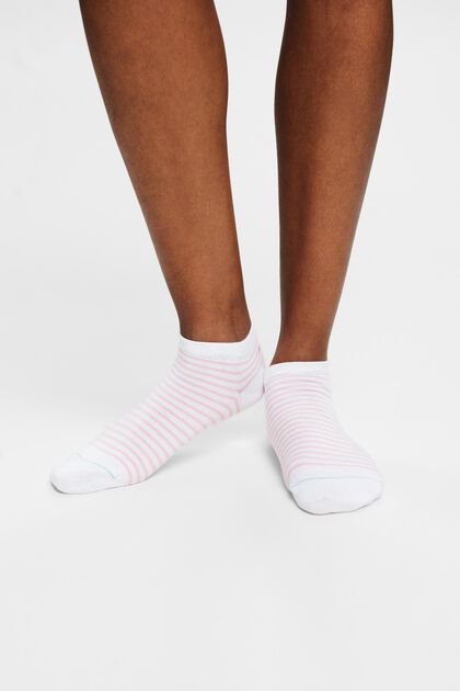 2-Pack Striped Sneaker Socks