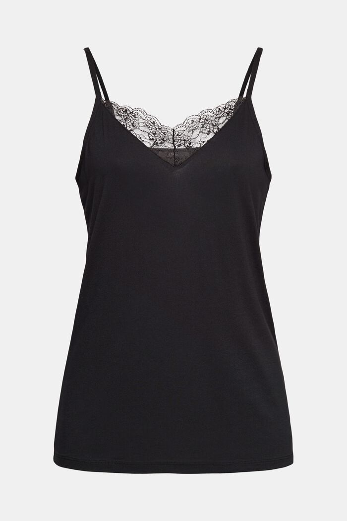 Top with lace, LENZING™ ECOVERO™