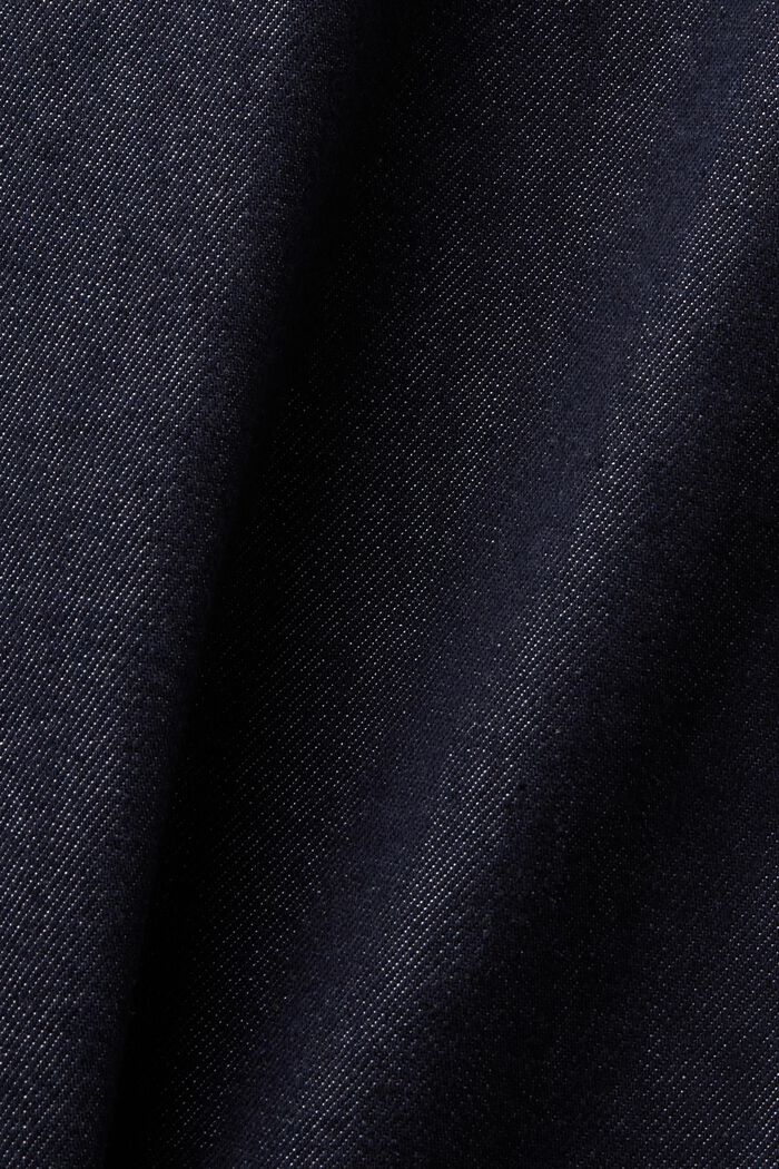Pleated Wide Leg Chino Pants, BLUE RINSE, detail image number 6