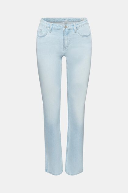 Straight leg jeans, BLUE BLEACHED, overview