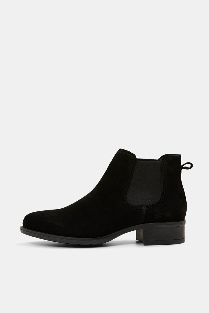 Suede Chelsea boots, BLACK, detail image number 0