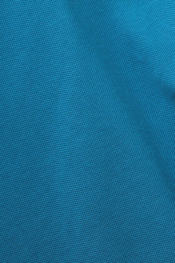 Slim fit polo shirt, PETROL BLUE, detail image number 5