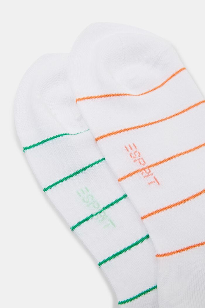 2-Pack Striped Chunky Knit Socks, WHITE MIX, detail image number 2