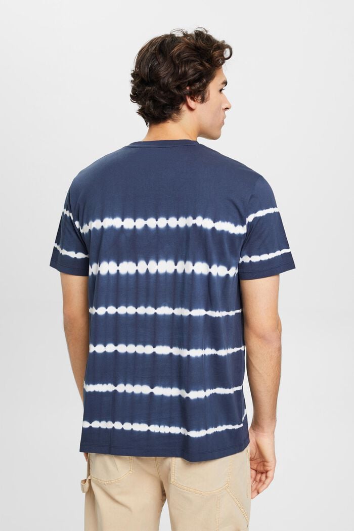 Batik cotton t-shirt, NAVY, detail image number 3