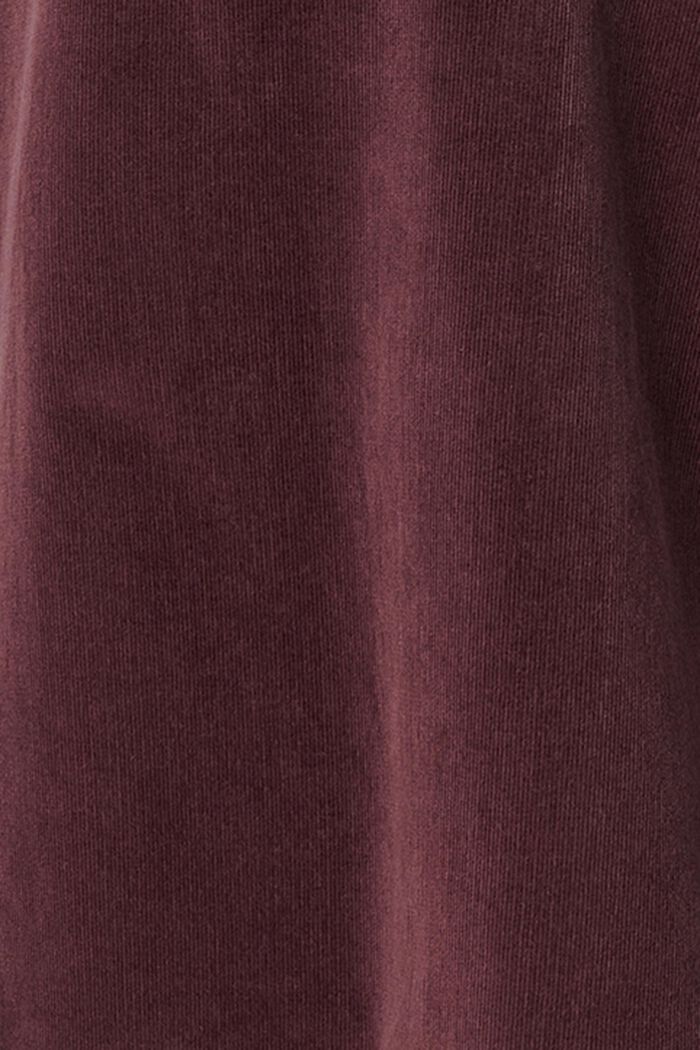 Stylish cotton corduroy dress, COFFEE, detail image number 2