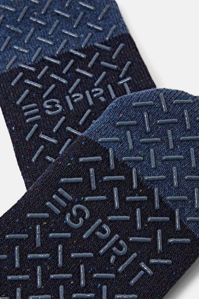 Wool blend homesocks with non-slip sole, MARINE, detail image number 1