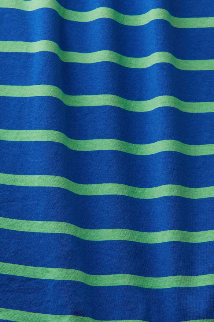 Striped Sleeveless T-Shirt, BRIGHT BLUE, detail image number 5
