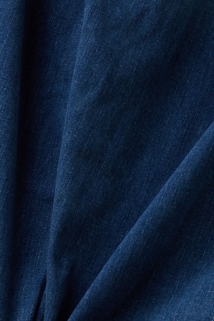 High-rise slim fit jeans, BLUE MEDIUM WASHED, detail image number 5