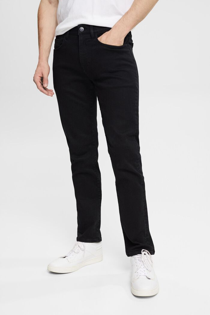 Organic cotton jeans, Dual Max, BLACK RINSE, detail image number 0