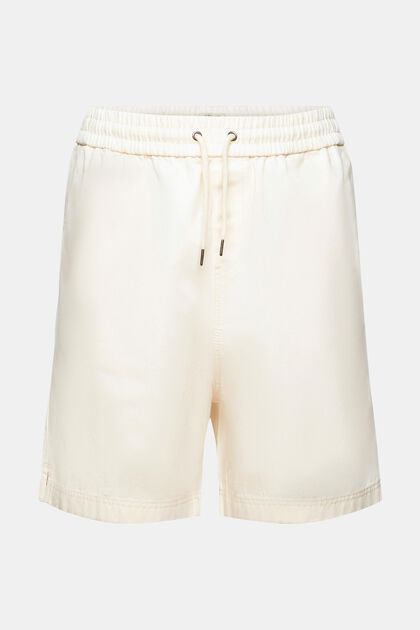 Pure cotton shorts with print on the back