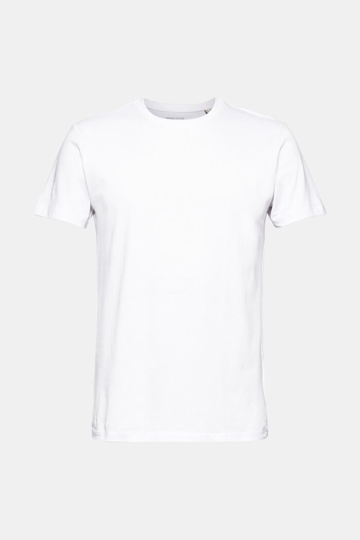 Jersey T-shirt made of 100% organic cotton, WHITE, detail image number 0