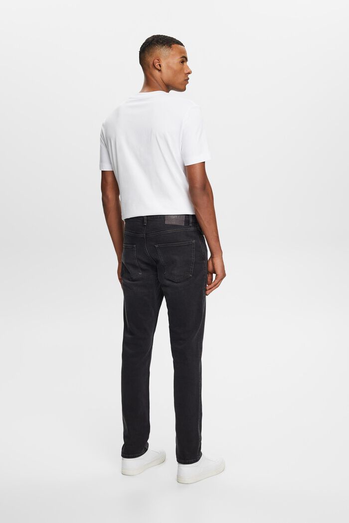 Mid-Rise Slim Jeans, BLACK DARK WASHED, detail image number 3