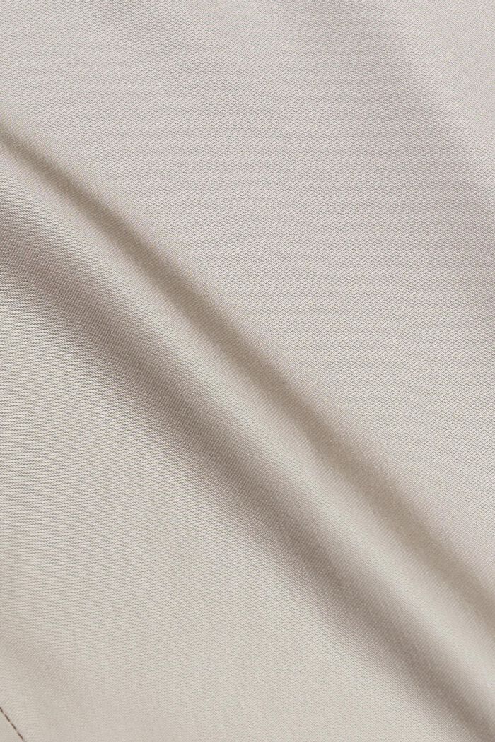 Satin Midi Skirt, LIGHT BEIGE, detail image number 5
