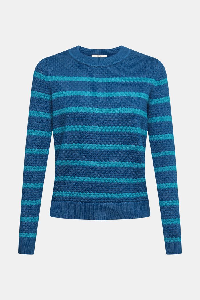 Textured knit jumper, PETROL BLUE, detail image number 2